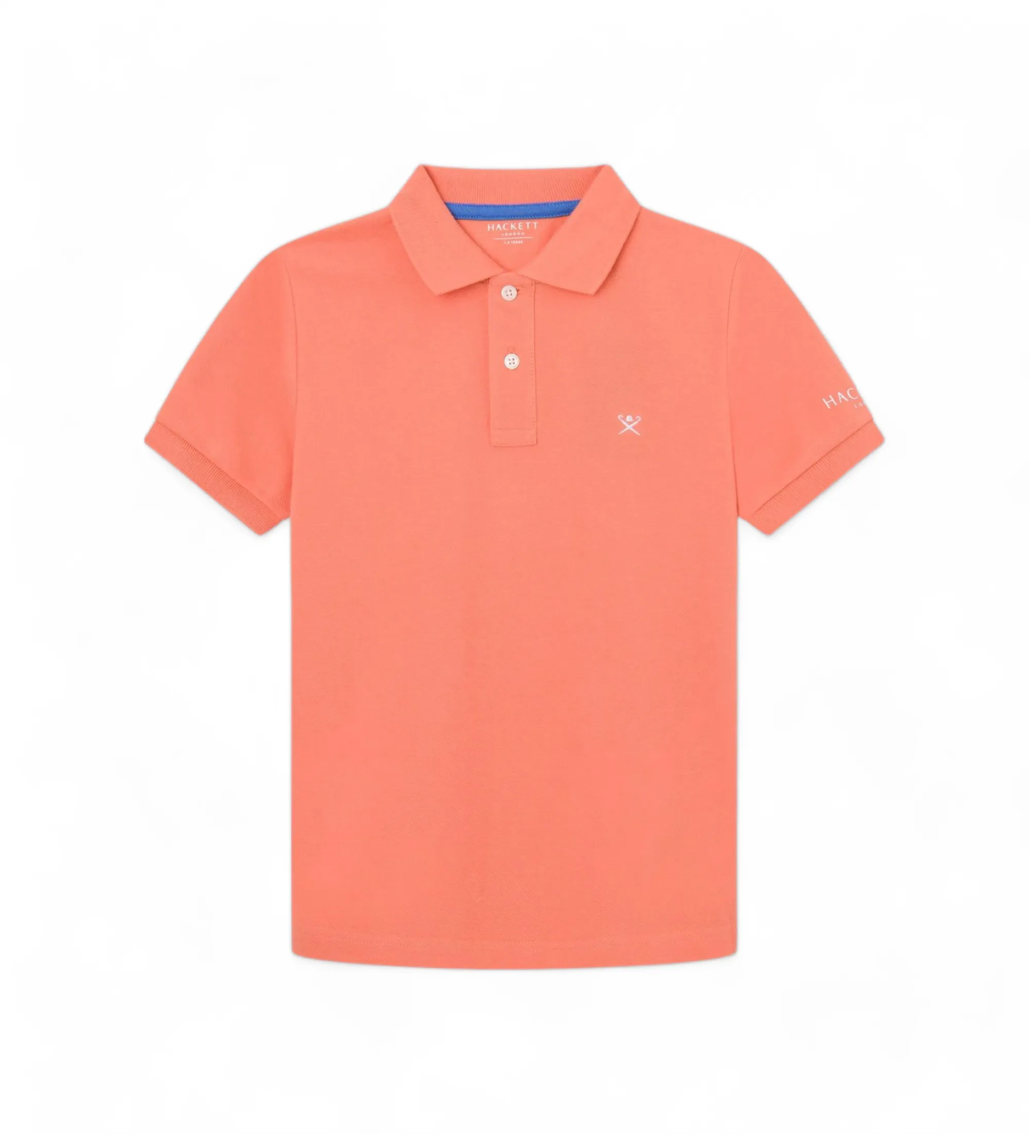 Orange Polo Shirt with Small Logo