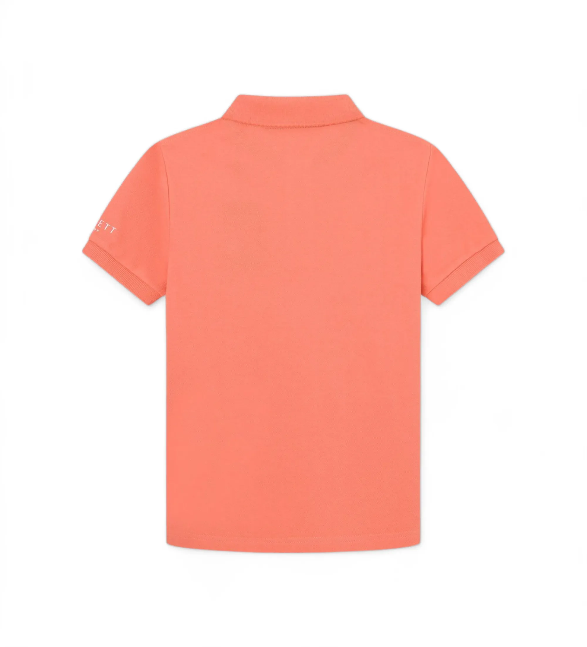 Orange Polo Shirt with Small Logo
