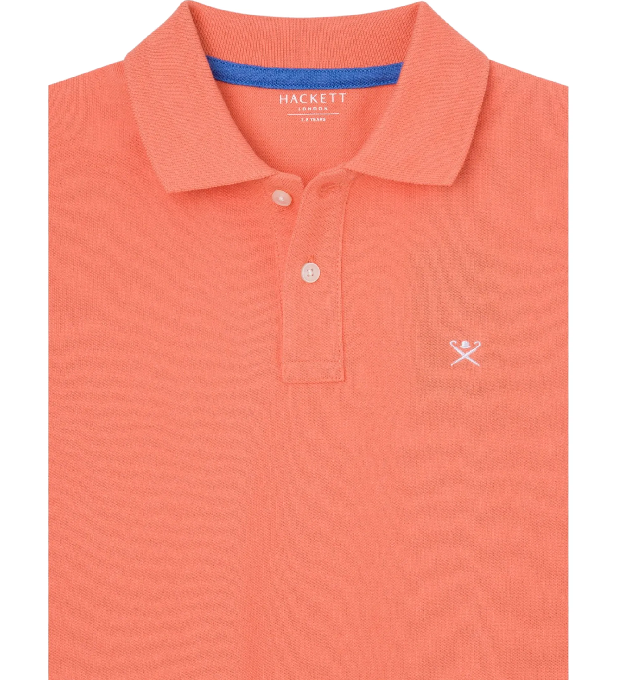 Orange Polo Shirt with Small Logo