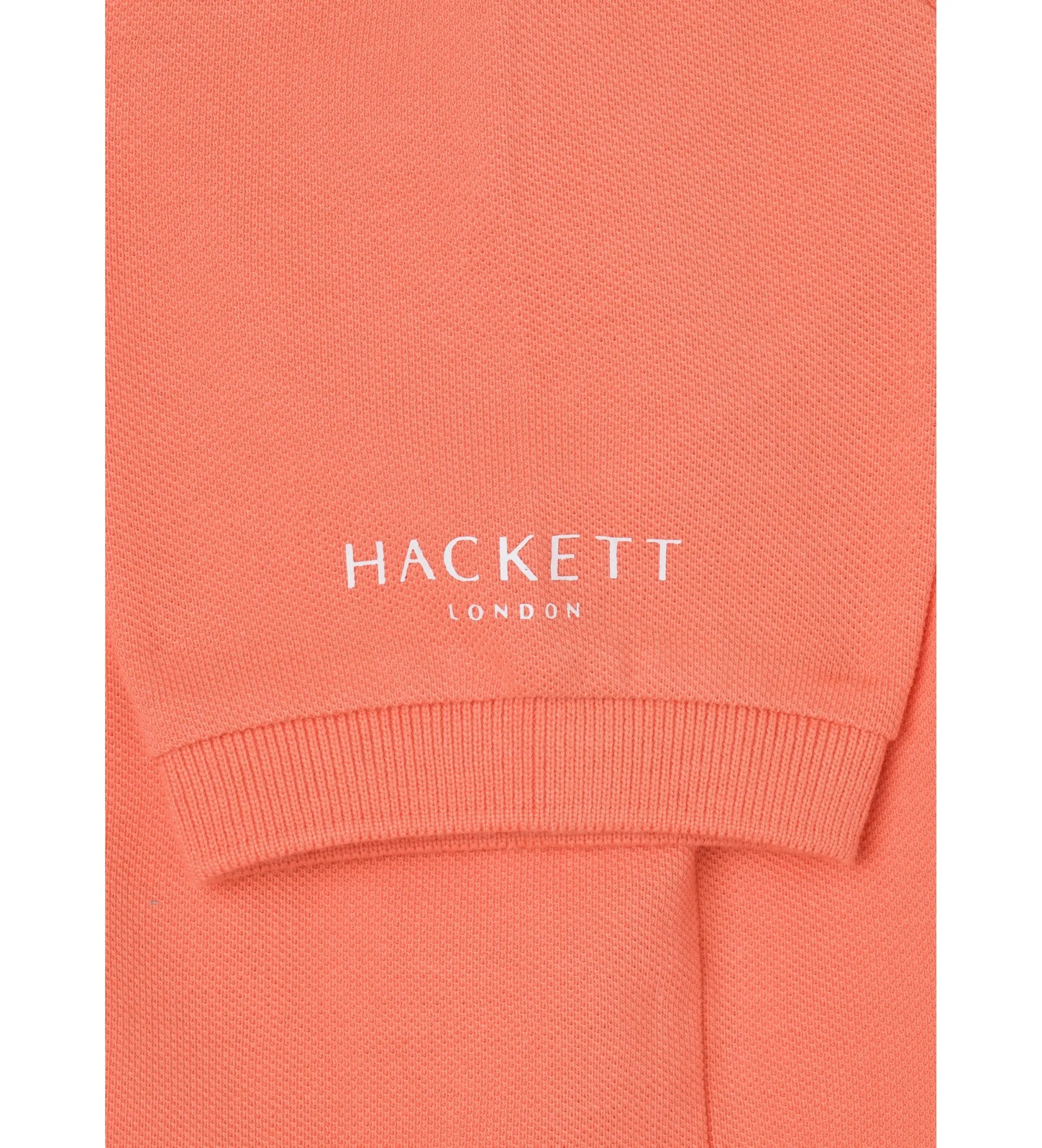 Orange Polo Shirt with Small Logo