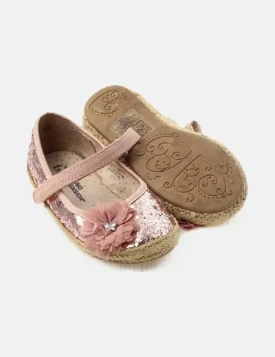 Pink Sequin Primark Espadrilles