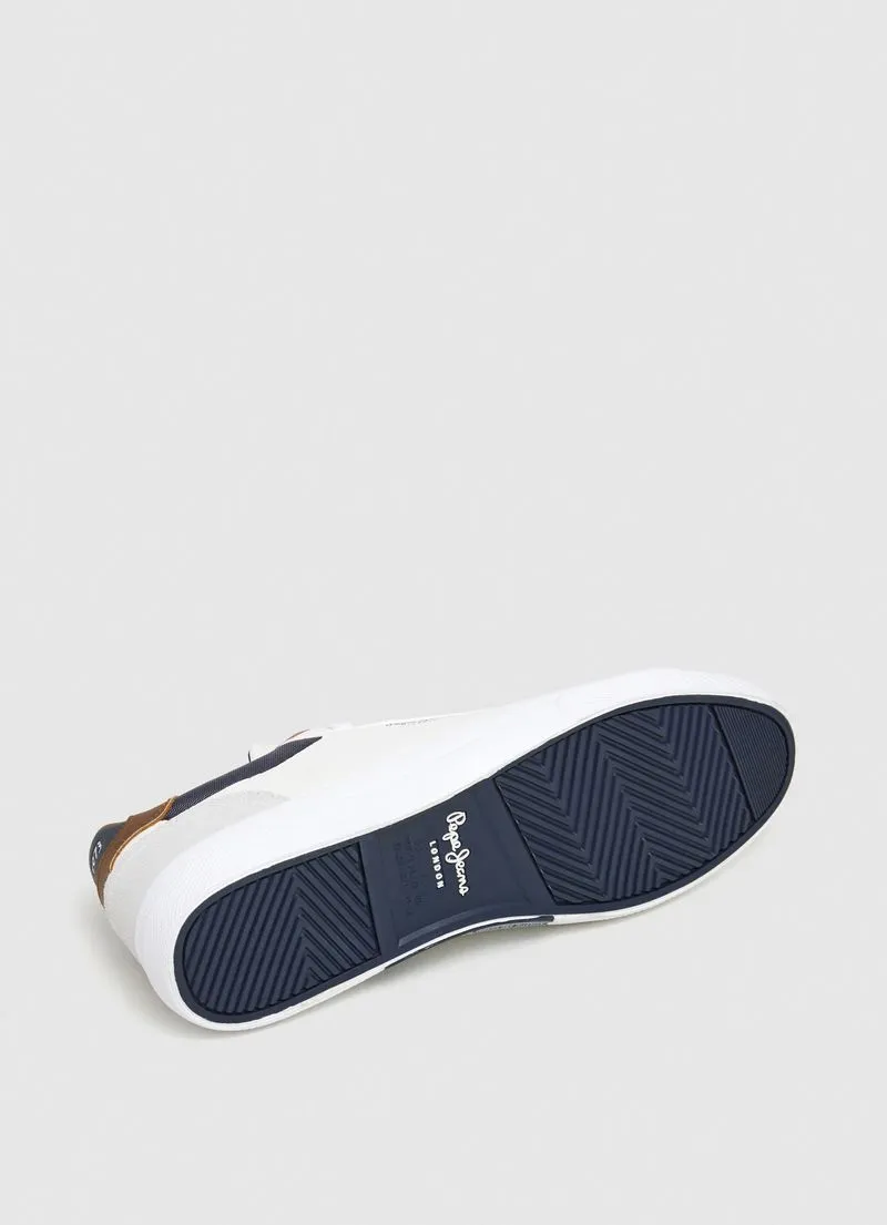 Pepe Jeans Men's Tennis Shoes Kenton Court White